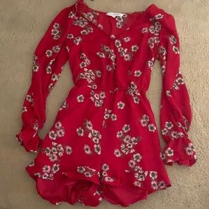 Floral romper. Size M